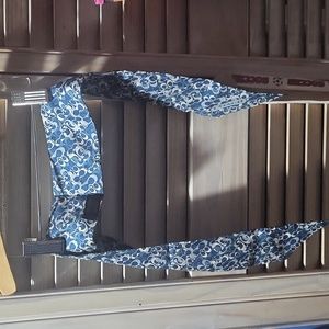 Coach Blue Silk Scarf